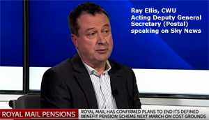 Pic: Ray Ellis interview on Sky News