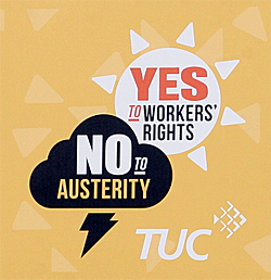 Pic: TUC says yes to worker's rights