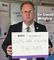 Pic: Dr David Wrigley from the BMA