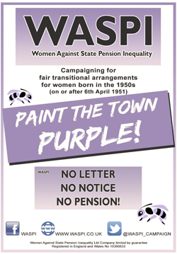 Pic: WASPI leaflet - click to download